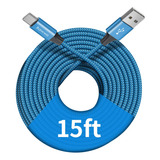 Baiwwa - Cable Usb Tipo C Extra Largo, De Carga Rapida, Cabl