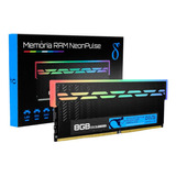 Memória Ram Computador Ddr4 8gb 3200mhz Rgb Neon Pulse Intel