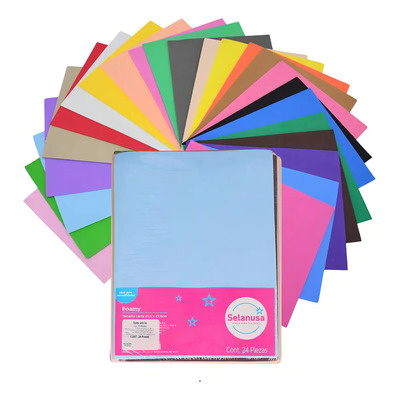 Fomi Liso Carta 24 Pz Colores S Foamy Color | MercadoLibre
