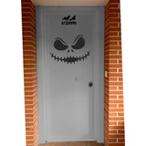 Vinil Calcomania Jack Skellington Puerta Halloween Decoració