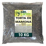 Torta Farelo De Mamona Saco 10kg Fertilizante Adubo Orgânico
