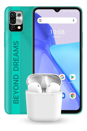 Umidigi Power 5 64gb Dual Sim 3gb Ram 16mpx Jade Green Nuevo + Audifonos De Regalos