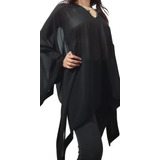 Poncho Blusa De Gasa Oversize Extra Grande Mujer Dama Señora