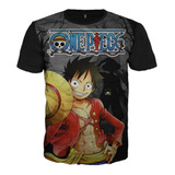 Camiseta One Piece Anime Exclusivas Algodón