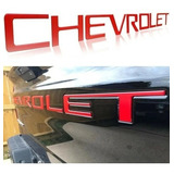 Letras 3d Tapa Trasera Chevrolet Silverado Cheyene 2019-2022