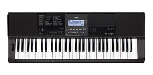 Teclado Musical Casio Standard Ct-x800 61 Teclas Preto