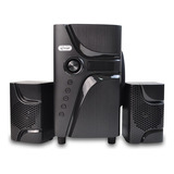 Caixa De Som 2.1 Kpro-814 Bluetooth Subwoofer Sd Fm Pendrive Cor Preto