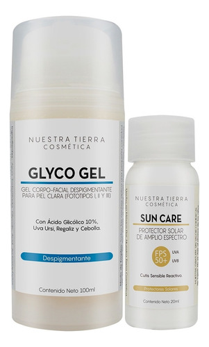 Gel Despigmentante Para Piel Clara Con Ácido Glicólico 10%