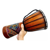 Djembe Percussão Colorido - 50cm