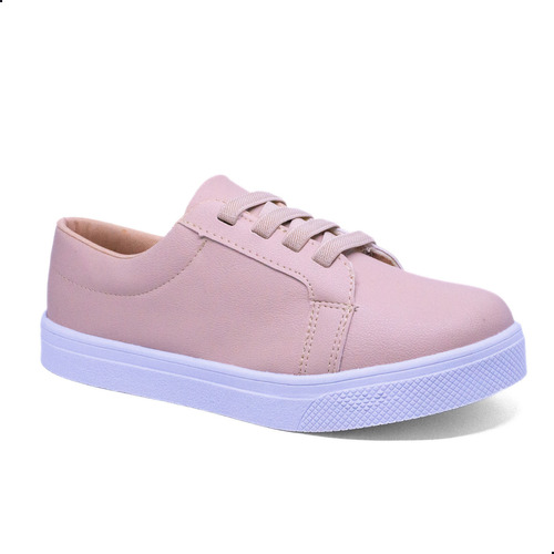 Tenis Feminino Tradicional Cadarço Elastico Casual 