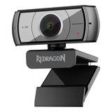 Câmera Web Redragon Apex Full Hd 30fps Cor Preto
