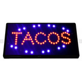  Anuncio Luminoso Led Letrero Tacos Radox 