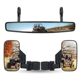 Wide Rear View Side Mirrors Set For Polaris Ranger Rzr X Aam