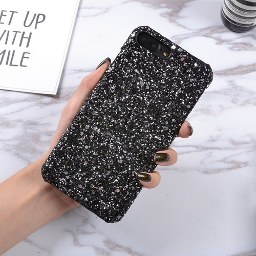 Funda Rigida Glitter Para iPhone 12 11 Pro Max Xr Xs 8 7 6 +