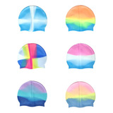 Pack 40 Gorro Natación 100% Silicona Unisex - Colores