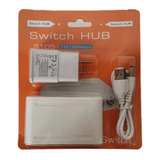 Switch Adaptador Red Local Hub 5 Puerto Internet 10/100mbps