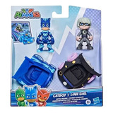 Bonecos Pj Masks Menino Gato E Garota Lunar Com Veículos