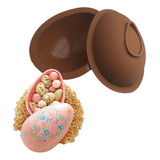 Molde 3d Para Hacer Huevos De Pascua De Chocolate Grandes
