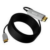Cable Displayport De Fibra Óptica Elecan 8k A Hdmi De 35 De