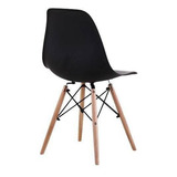 Silla De Comedor Koa Eames Dsw, Estructura Color Negro, 1 Unidad