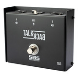 Pedal Talk Back Mod Tbs Santo Angelo Sem Trava Preto + Nf-e