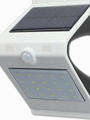 Arandela Solar Parede C/sensor De Presença 6500k Ip66 Cor Branco Voltagem 110v/220v