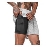 Gift Men's 2-in-1 Training Running Shorts