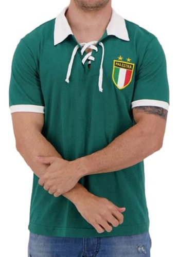 Camisa Retrô 1926 Palestra Italia Palmeiras 100% Algodão
