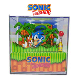 Cubo Diorama 3d Personalizado Sonic 