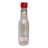 Botella Salsera Pet 150 Ml Con Tapa Flip Top Pack 100 Piezas