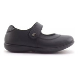 Zapato Colegial Marcel Guillermina  Escolar Abrojo Cuero