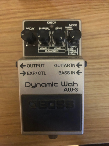 Pedal Efecto Para Guitarra Eléctrica Boss Aw-3 Dynamic Wah