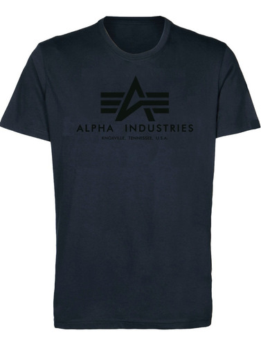 Remera Alpha Industries Logo Print T Importadas Originales