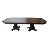 Acme Vendome Mesa De Comedor Con Doble Pedestal - - Cereza