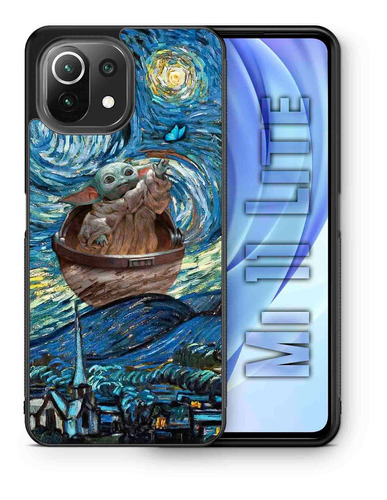 Funda Xiaomi Mi 11 Lite Grogu Noche Estrellada Baby Yoda Tpu