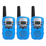 Radio Walkie Talkie Con Gama Infantil, 3 Piezas