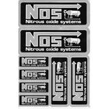 Nos N.o.s. - Adhesivo Decorativo Negro Para Automóvil O Moto