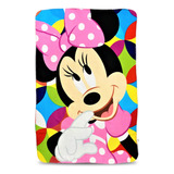 Cobija De Forro Polar Acogedora De Minnie Mouse 40 X 60 (wow