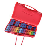 Glockenspiel Xilófono 25 Notas Percusión Educativo Con Estuc