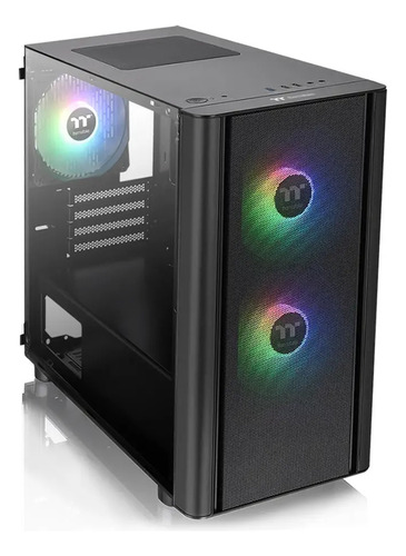 Gabinete Gamer Thermaltake V150 Tg Negro