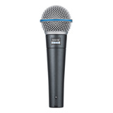 Microfone Shure Cardioide Para Vocal Beta58a Com Acessórios