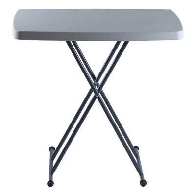 Mesa Personal Plegable Chica Altura Ajustable 32 Cm Color Blanco