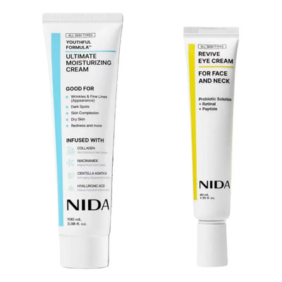 Set Nida Crema Hidratante Y Contorno Ojos Revitaizante . | Envío gratis