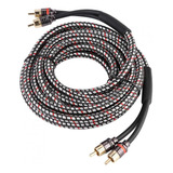 A Audio Rca Cable 4.8m Amplificador De Señal Estéreo Coche