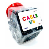100 Cable 1hora 2.1a V8 Microusb Carga Rápida Suelto Mayoreo