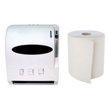 Dispensador De Papel Con Palanca + Rollo Toalla 190 Mts