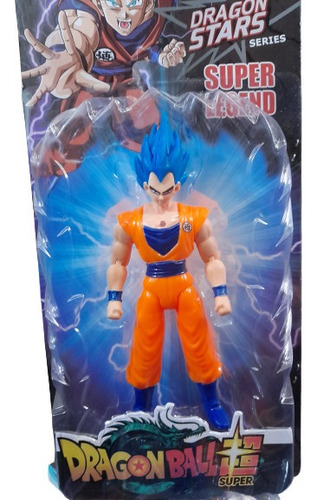 Muñeco Personaje Dragón Ball /vegeta Ssj Blue/ 16cm /niños.