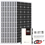 Giosolar Kit Solar Doméstico 2250w Kit De Panel Solar 24v-48