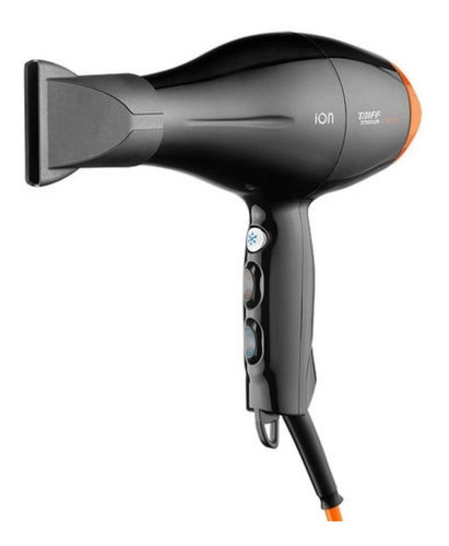 Secador Taiff Titanium Colors 2100w Preto E Laranja 110v