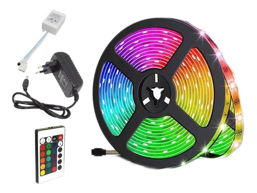 Tira Led 5mts Rgb 5050 Multicolor